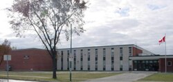 Sisler High School, Redwood Avenue entrance, before renovation