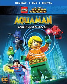 Blu-ray cover for Lego DC Comics Super Heroes: Aquaman – Rage of Atlantis