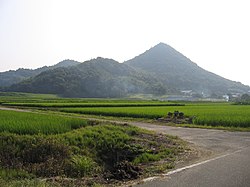 A scenic mountain in Mino, Kagawa