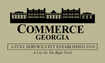 Flag of Commerce, Georgia