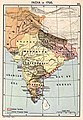 Map of India in 1795.