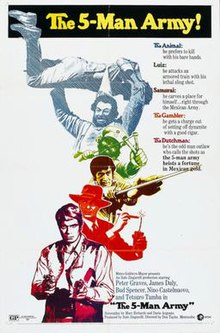 The Five Man Army film poster
