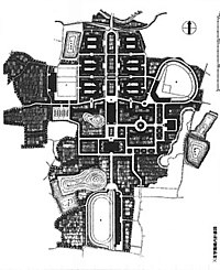 Blueprint showing a possible course of development