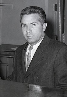 Black and white photo of Albert Freedman