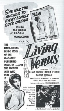 Poster for the 1961 movie Living Venus