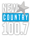 New Country 100.7 Logo 2017–2024.