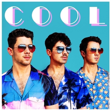 Color photograph of Jonas Brothers