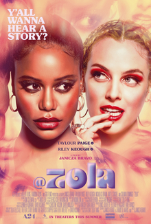 Zola film poster