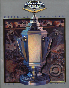 1997 Brickyard 400 program cover