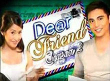 An image of Jolina Magdangal and Marvin Agustin, with an white envelope in the middle of the image. The series title is displayed on the center of the image. The texts "Season 2" are written below the series title.