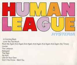 Back cover (Tracklist) of original UK CD