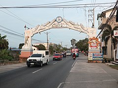 Dagupan arch west, Dagupan-Binmaley Road