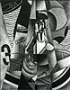 Black and white reproduction of En Canot by Jean Metzinger