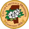 Official seal of Carthage, Mississippi