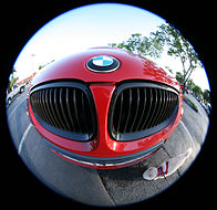 Canon 8–15 mm zoom at 8 mm of BMW M3
