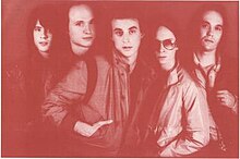 Hawks 1981 - from left to right: Larry Adams, Kirk Kaufman, Dave Steen, Dave Hearn and Frank Wiewel