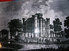 Eglinton castle in 1802