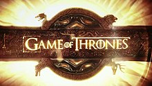 Main title card for Game of Thrones
