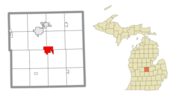 Location within Gratiot County