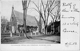 Universalist Church and parsonage, ca. 1905