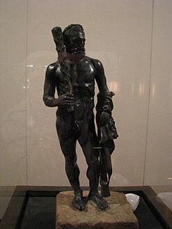 Hercules bronze statuette, 2nd century CE (museum of Alanya, Turkey)