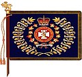 The regimental colour of the Hastings and Prince Edward Regiment.