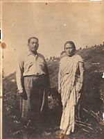Raja Prasanna Dev Raikat and Rani Deela Devi in Darjeeling.