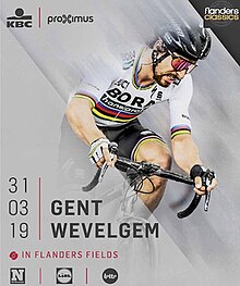 Event poster with previous winner Peter Sagan