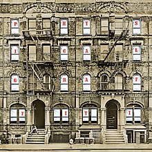 The front of a brownstone, New York, tenement block