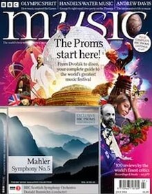 Cover of BBC Music magazine with attached cover CD