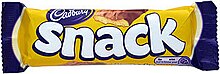 Candy bar in yellow-and-black wrapper