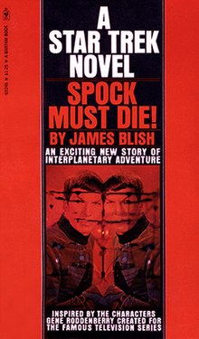 Cover of first printing of Spock Must Die! (February 1970)