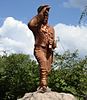 The statue of David Livingstone in Zambia