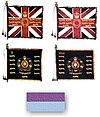 Composite image of Royal South Australian Regiment Colours and hat patch