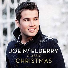 The cover consists of McElderry wearing a navy blue wool jacket with snow covering it. Both the artist's name and album title appear below him, colored in white and light brown respectively.