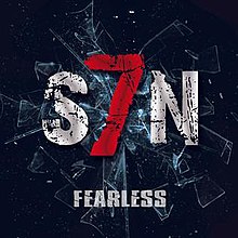 S7N logo over shattered glass