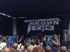 Thrown Into Exile at Rockstar Mayhem Festival 2013