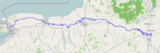 Current route of the Erie Canal.