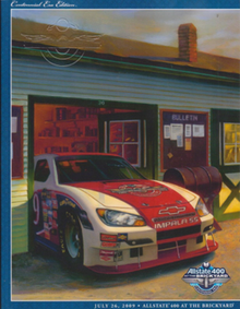 2009 Brickyard 400 program cover