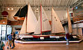 Sailboat exhibit