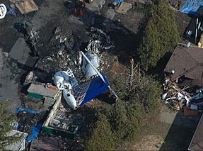 Crash site of Flight 3407