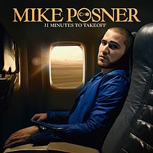 The album artwork shows Mike Posner siting on a seat of an airplane with his head facing towards the viewer and with the window shades raised up, showing the tarmac. His jacket shows a wrist zipper nearly opening up, revealing a watch.