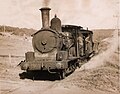 The last loaded coal train leaves the Glebe and is about to cross Yule Road, 24 Aug 1954.