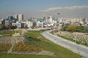 پارک آب و آتش، نمایی از بالا