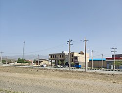 نمایی از ورودی حسین آباد شاملو