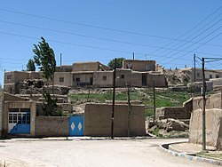 نمایی از روستای فولادمحله