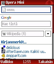 Opera Mini 2.0 Symbian S60-puhelimessa