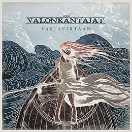 Studioalbumin Vastavirtaan kansikuva