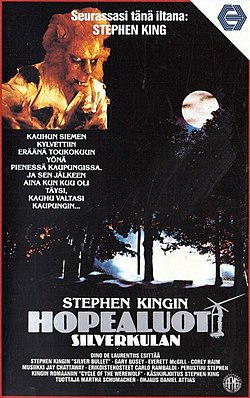 Hopealuoti -elokuvan suomalainen VHS-kansi.