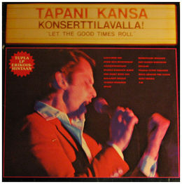 Studioalbumin Tapani Kansa konserttilavalla kansikuva